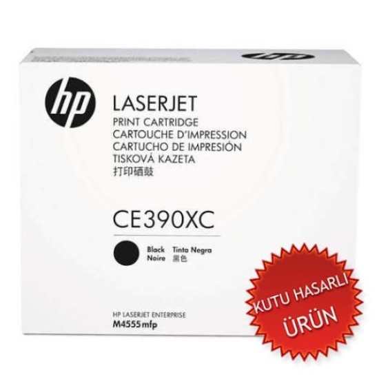 HP CE390XC (90X) Siyah Orjinal Toner - LaserJet M4555MFP (C) (T8485)