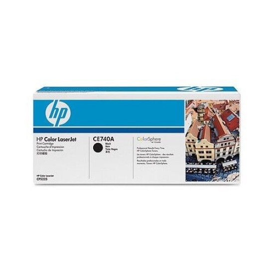 HP CE740A (307A) Siyah Orjinal Toner - LaserJet CP5225 (B) (T12544)