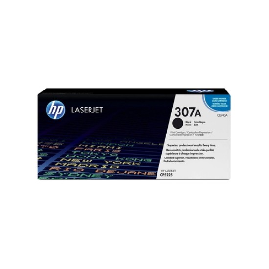 HP CE740AH (307A) Siyah Orjinal Toner - LaserJet CP5225 (T13173)