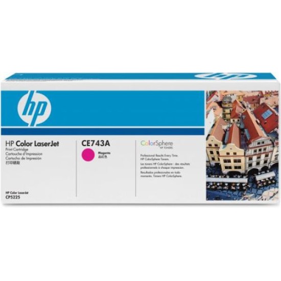 HP CE743A (307A) Kırmızı Orjinal Toner - LaserJet CP5225 (B) (T9211)