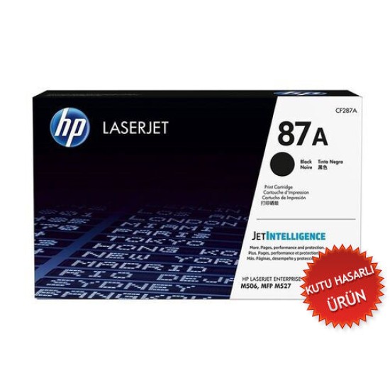 HP CF287A (87A) Siyah Orjinal Toner - M501 / M506 (C) (T12940)