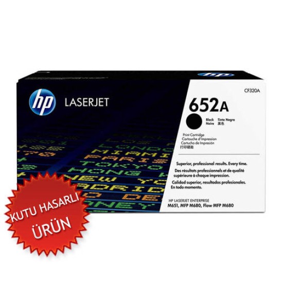 HP CF320A (652A) Siyah Orjinal Toner - LaserJet M680 (C) (T13162)