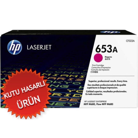 HP CF323A (653A) Kırmızı Orjinal Toner - LaserJet M680 (C) (T13163)