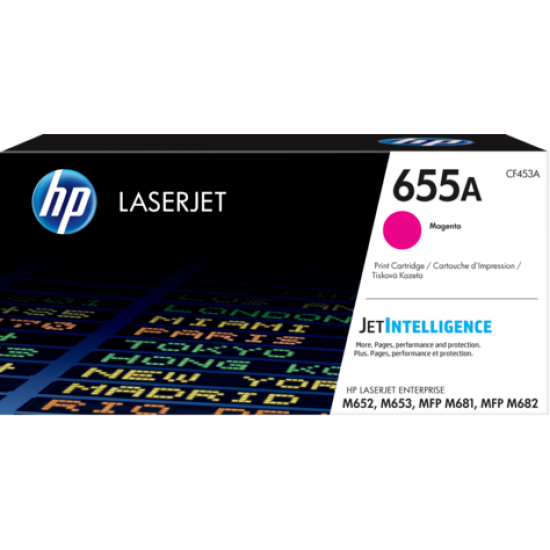 HP CF453A (655A) Kırmızı Orjinal Toner - Laserjet M652dn / M653dn (T9722)