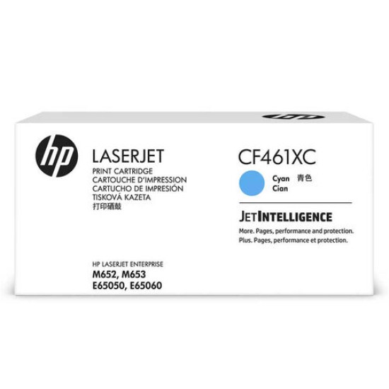 HP CF461XC (656X) Mavi Orjinal Toner Yüksek Kapasite - Laserjet M652dn / M653dn (T12894)