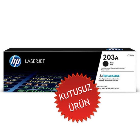 HP CF540A (203A) Siyah Orjinal Toner - M254dw / M280nw (U) (T12520)