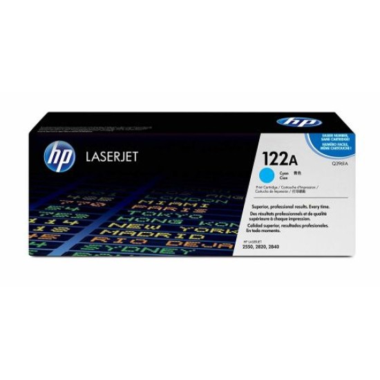 HP Q3961A (122A) Mavi Orjinal Toner - LaserJet 2550 (T8193)