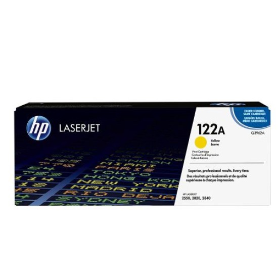 HP Q3962A (122A) Sarı Orjinal Toner - LaserJet 2550 (T8191)