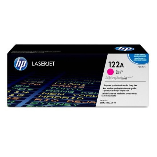 HP Q3963A (122A) Kırmızı Orjinal Toner - LaserJet 2550 (T8212)