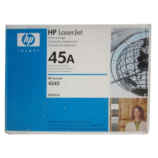 HP Q5945A (45A) Siyah Orjinal Toner - LaserJet 4345 (B) (T8413)