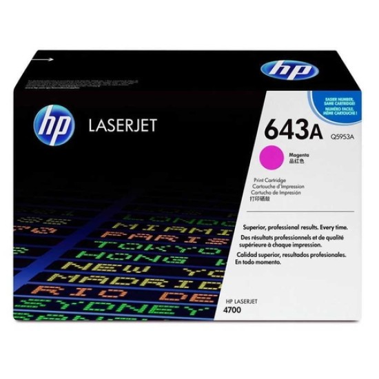 HP Q5953A (643A) Kırmızı Orjinal Toner - Laserjet 4700 (T10137)