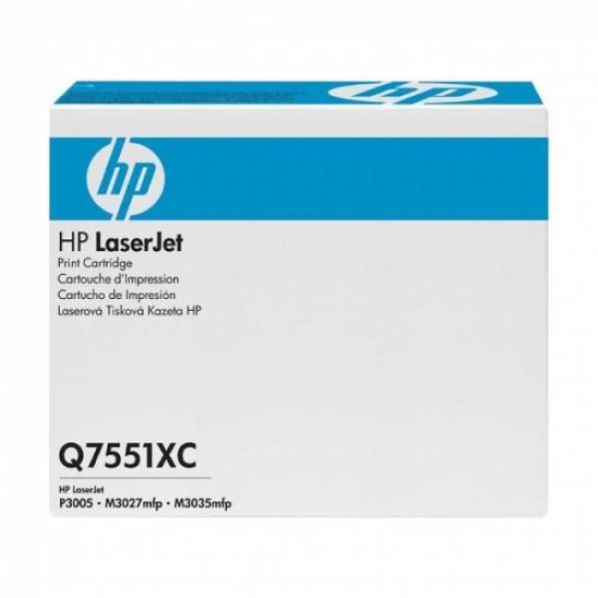 HP Q7551XC (51X) Siyah Orjinal Toner - LaserJet 3005 (B) (T8469)