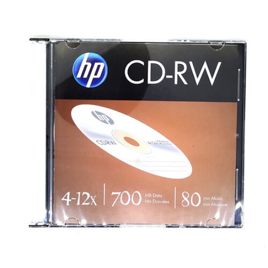 HP Rewriteable CD-RW 4-12X 700MB Boş CD (10&#039;lu Paket) (T16396)