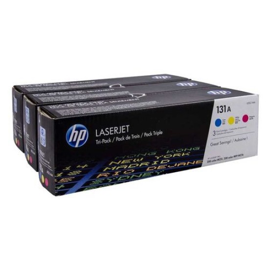 HP U0SL1AM (131A) 3&#039;lü Paket Orjinal Toner - M251 / M276 (T12923)