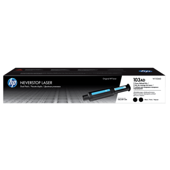 HP W1103AD (103A) Orjinal Toner 2li Paket Neverstop Serisi Dolum Kiti Laser 1000a, 1200 (T11321)