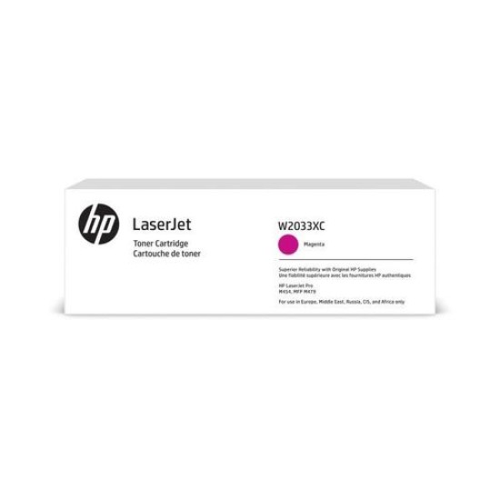 HP W2033XC (415X) Kırmızı Orjinal Toner Yüksek Kapasite - Laserjet Pro M454 / M479 (T11319)