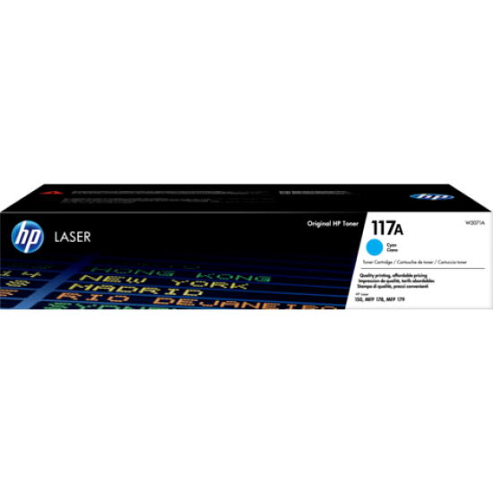 HP W2071A (117A) Mavi Orjinal Toner - Laserjet MFP 178nw / 179nw (T11325)