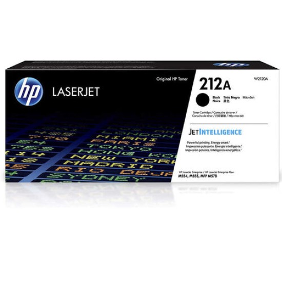 HP W2120A (212A) Siyah Orjinal Toner Yüksek Kapasite - M554dn / M555dn (T15116)