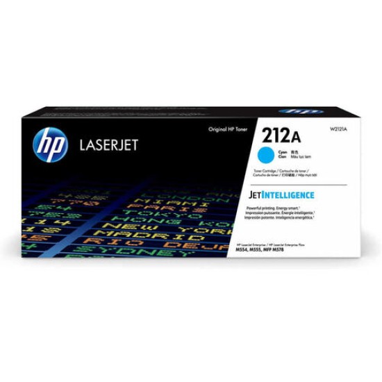 HP W2121A (212A) Mavi Orjinal Toner Yüksek Kapasite - M554dn / M555dn (T15117)