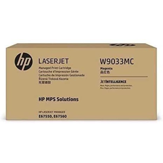 HP W9033MC Kırmızı Orjinal Toner - Laserjet Managed E67550 (T12870)