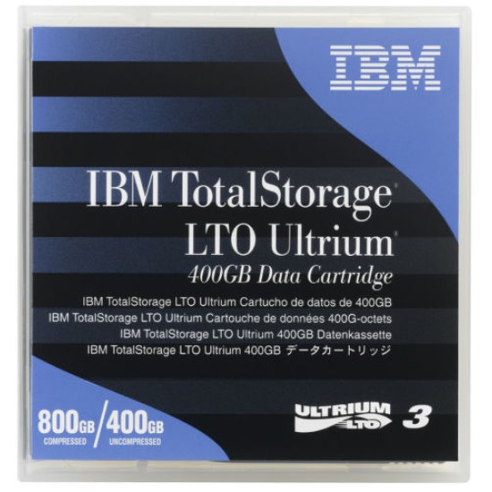 IBM 24R1922 LTO-3 Ultrium 3 400 GB / 800 GB Data Kartuşu 680m, 12.65mm (T9045)