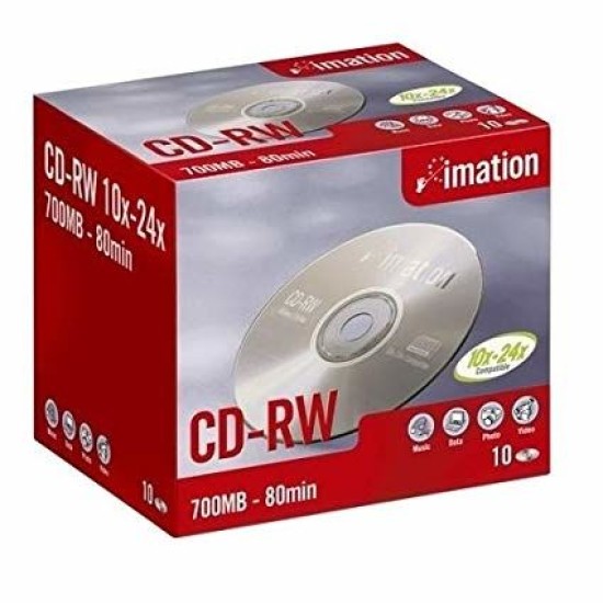 Imation CD-RW 700 MB 4-12X 10lu Paket (T9544)