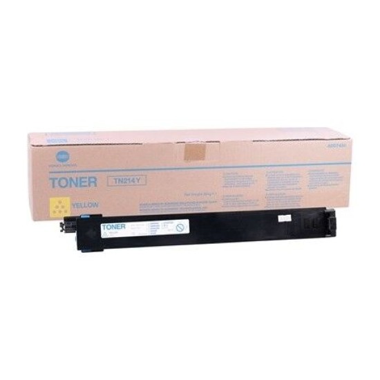 Konica Minolta TN-214Y (A0D7254) Sarı Orjinal Toner - Bizhub C200 / C203 (T12545)