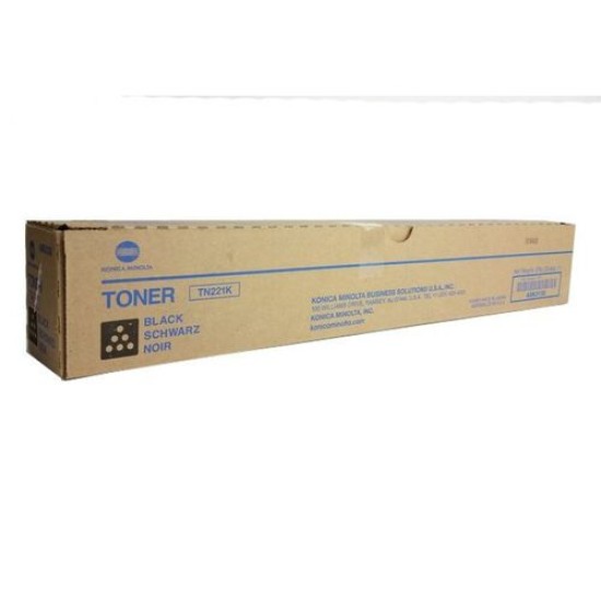 Konica Minolta TN-221K (A8K3150) Siyah Orjinal Toner - C287 / C227 (T13140)