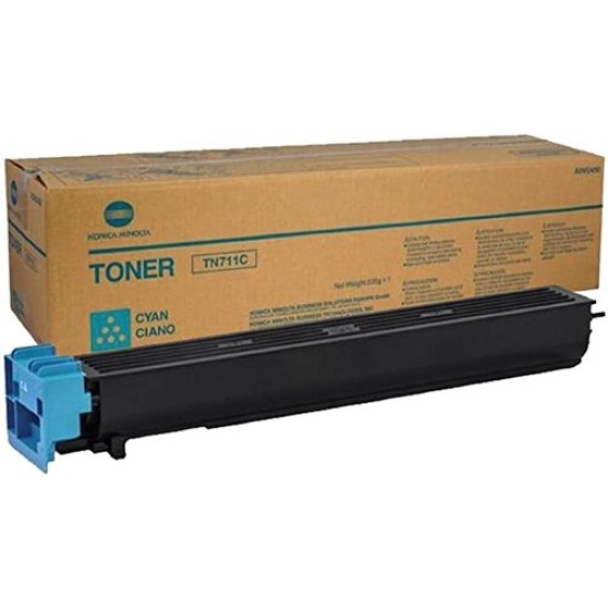 Konica Minolta TN-711C (A3VU450) Mavi Orjinal Toner - Ineo +654 / Ineo +754 (T12395)