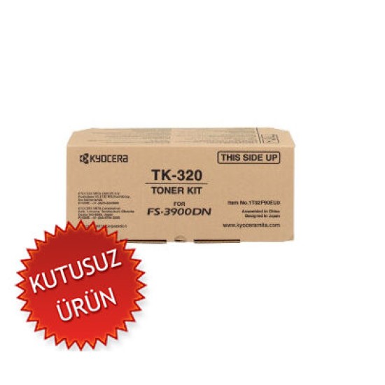 Kyocera TK-320 (1T02F90EU0) Siyah Orjinal Toner - FS-3900 / FS-4000 (U) (T16668)