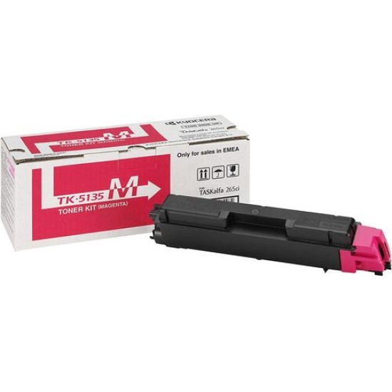 Kyocera TK-5135M (1T02PABNL0) Kırmızı Orjinal Toner - TK265ci / TK266ci (T14830)