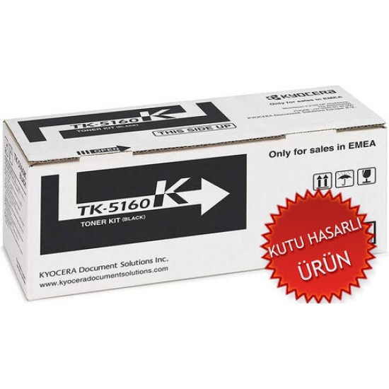 Kyocera TK-5160K (1T02NT0NL0) Siyah Orjinal Toner - Ecosys P7040cdn (C) (T16222)