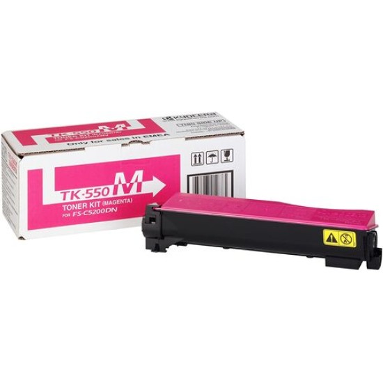 Kyocera TK-550M (1T02HMBEU0) Kırmızı Orjinal Toner - FS-C5200DN (T14822)