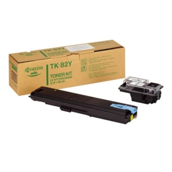 Kyocera TK-82Y (370093KL) Sarı Orjinal Toner - FS-8000C (T16552)