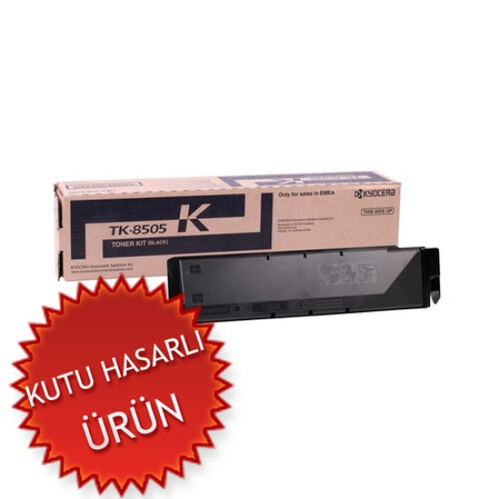 Kyocera TK-8505K (1T02LC0NL0) Siyah Orjinal Toner - TasKalfa 4550Ci / 5550Ci (C) (T15453)