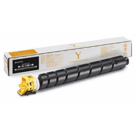 Kyocera TK-8515Y (1T02NDANL0) Sarı Orjinal Toner - TasKalfa 5052Ci / 6052Ci (T9442)