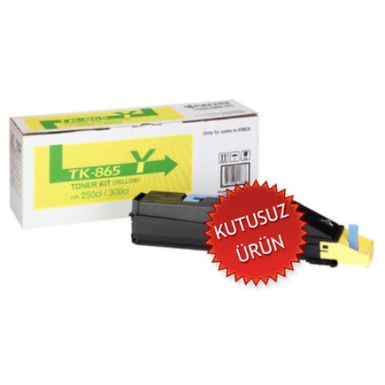 Kyocera TK-865Y (1T02JZAEU0) Sarı Orjinal Toner - TasKalfa 250Ci (U) (T15092)