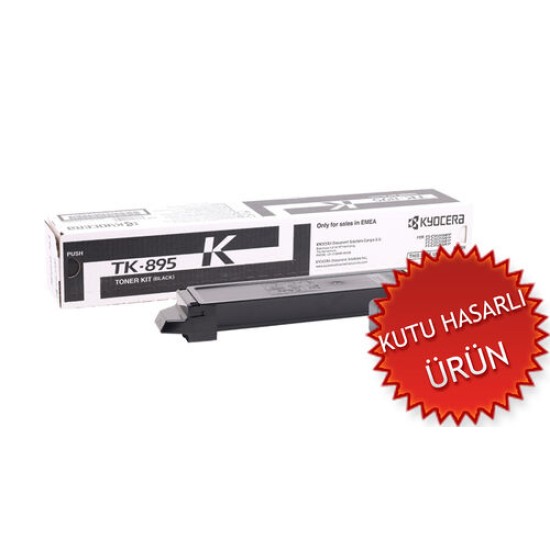 Kyocera TK-895K (1T02K00NL0) Siyah Orjinal Toner - FS-C8020MFP (C) (T15450)