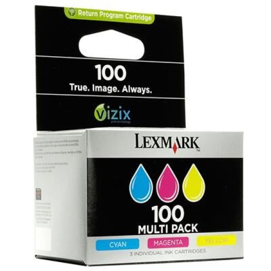 Lexmark 14N0849 (100) 3&#039;lü Paket Renkli Kartuş - S305 / S405 (T13840)