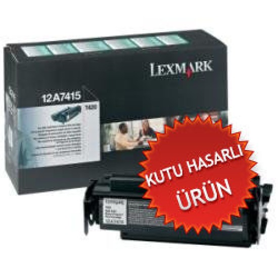 Lexmark 12A4715 Siyah Orjinal Toner - LaserJet X422 (C) (T9002)