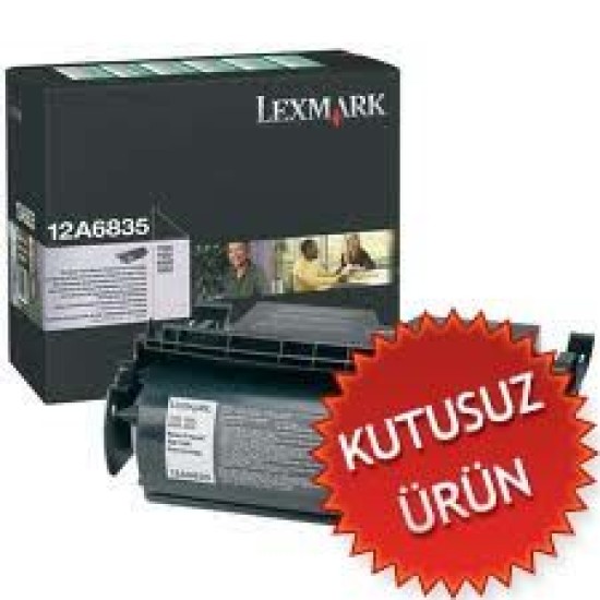 Lexmark 12A6835 Siyah Orjinal Toner - T520 / T522 (U) (T9012)