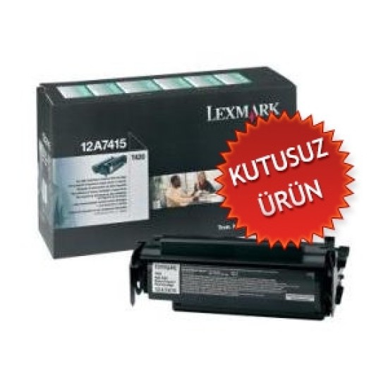 Lexmark 12A7415 Orjinal Toner Yüksek Kapasite - T420 (U) (T4491)