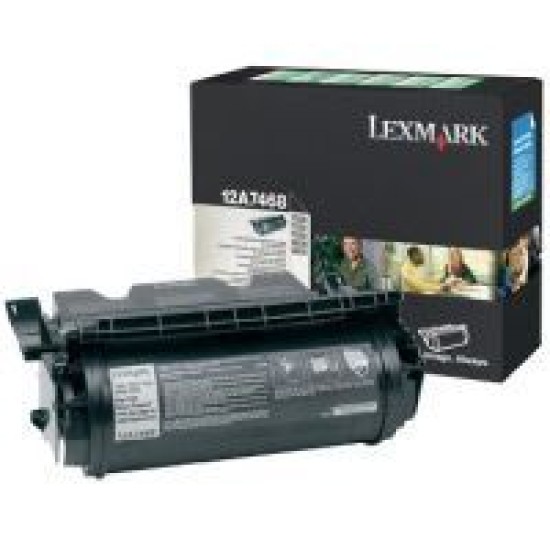 Lexmark 12A7468 Siyah Orjinal Toner - T630 / T632 (T16587)