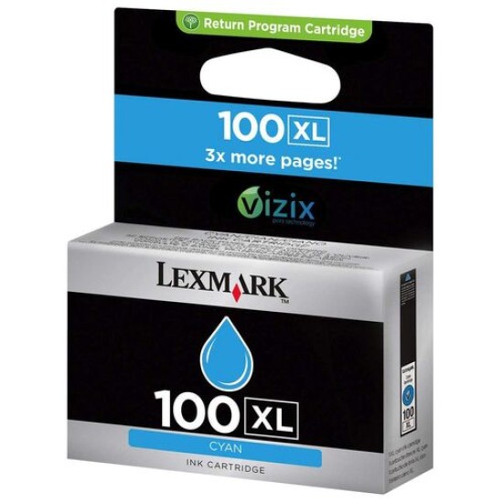 Lexmark 14N1069E (100XL) Mavi Orjinal Kartuş Yüksek Kapasite - S305 (T16093)