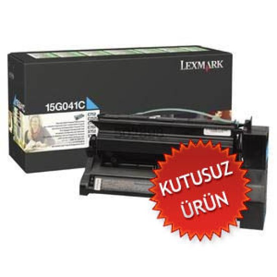 Lexmark 15G041C Mavi Orjinal Toner - C752 / C760 (U) (T11225)