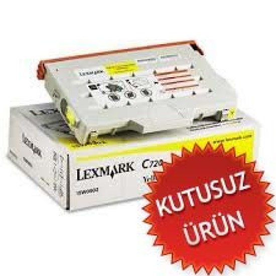 Lexmark 15W0902 Sarı Orjinal Toner - C720 / X720 (U) (T9020)