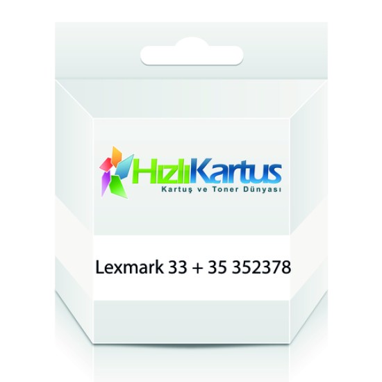 Lexmark 352378 (33 + 35) Renkli Muadil Kartuş - X3350 (T15791)