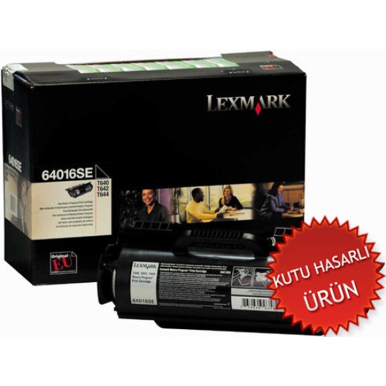 Lexmark 64016SE Orjinal Toner Standart Kapasite - T640 / T642 (C) (T11226)