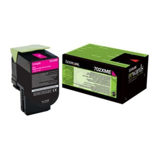 Lexmark 70C2XME Kırmızı Orjinal Toner Yüksek Kapasite - CS510de / CS510dte (T12399)