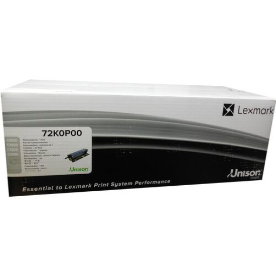 Lexmark 72K0P00 Siyah Orjinal Drum Ünitesi - CS820 / CX825de (T12542)